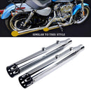 Sharkroad 3.0'' Slip-on Mufflers for Harley Softail Exhaust Upgrading, Deep Rumble Tone