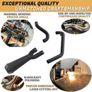 Sharkroad High Performance 2 into 1 Exhaust For Harley Sportster Exhaust Update 2014-2022