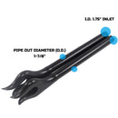 Universal Muffler Extension W/ 1-7/8'' Fishtail Upgrading End for 1-3/4'' Header