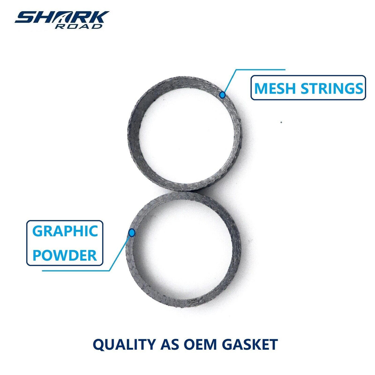 SHARKROAD Exhaust Gasket, Tapered Exhaust Gasket For Harley SHARKROAD Exhaust Gasket, Tapered Exhaust Gasket For Harley