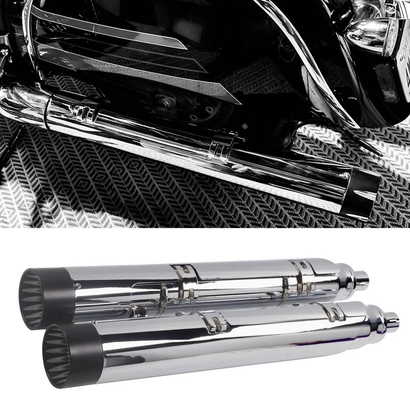 Roaring-Tone Muscle-Look 4.5" Mufflers for 2014-2025 Bagger Indian Exhaust