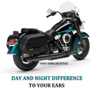 Sharkroad 4"Slip On Muffler For Harley Softail 2025-2026,Heritage,Low Rider ST ,Street Bob