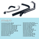 SHARKROAD Headers of True Dual Exhaust for Harley 2009-2016 Touring Black Style