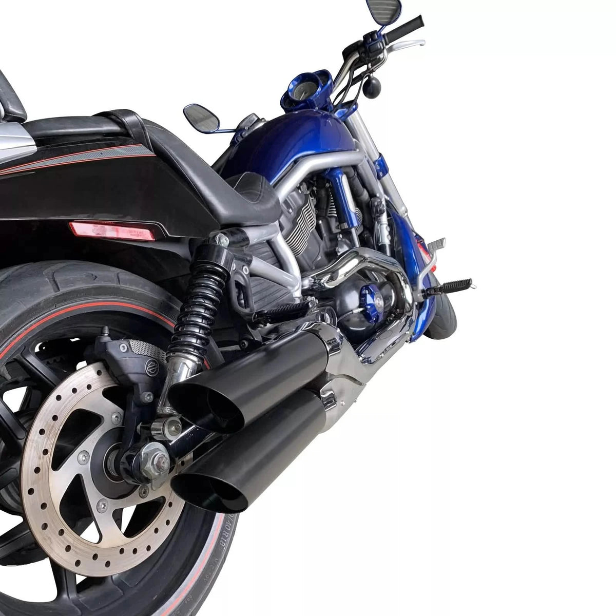 3.5'' Baffled Slash Cut Mufflers for 07-17 Harley Vrod Night Rod Speci