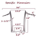 1.5 INCH FAT Handlebar for Harley Road Glide Handlebars, For 2006-up Fat Boy,