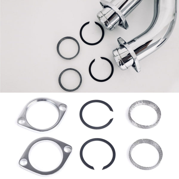Exhaust Flange Kits Tapered Gaskets For Harley 1984-present Big Twin Sportster