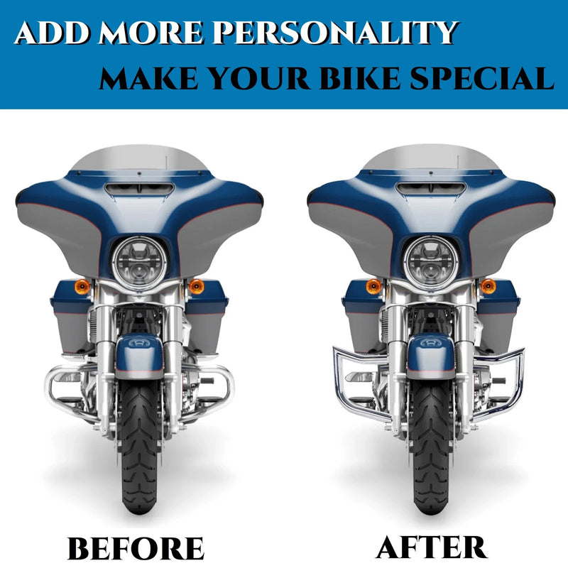 1.5''Tough Engine Guard for Harley Davidson Touring 2009-up Partial Model Chrome