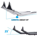 SHARKROAD True Dual Header W/ Fishtail Mufflers for Harley Softail 18-24 Model