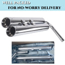 Sharkroad Exhaust Slip On Muffler For Kawasaki Vulcan Voyager 1700 Touring Models