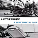 True Duals With Fishtail Mufflers for Harley Softail 2000-2017, Softail Deluxe