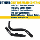 1984-UP 2" LAF Drag Pipes Wrapped Exhaust For Harley Softail Sportster 883 for Australia