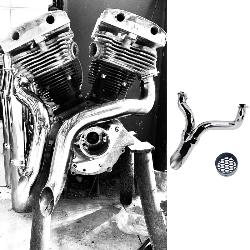 Drag Pipes for Harley Shovelhead Exhaust 1970-1984 Models Upgrading