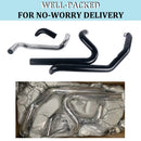 SHARKROAD Headers of True Dual Exhaust for Harley 2009-2016 Touring Black Style
