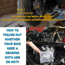 18*3.5'' Rear Wheel Fat Spokes for 08-up Softail/Dyna/Sportster With ABS Wheel