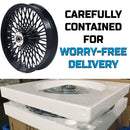 18*3.5'' Rear Wheel Fat Spokes for 08-up Softail/Dyna/Sportster With ABS Wheel