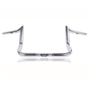 1-1/4" Chrome 10" Bagger Handlebars For Harley Touring and Bagger 1996-UP