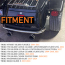 Slip on Mufflers for Harley all Trike Models, 4.0” Exhaust Pipes, Amazing Sound for Harley Davidson 2009-UP