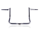 1-1/4" Chrome 10" Bagger Handlebars For Harley Touring and Bagger 1996-UP