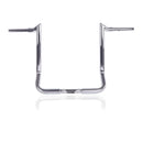 1-1/4" Chrome 10" Bagger Handlebars For Harley Touring and Bagger 1996-UP