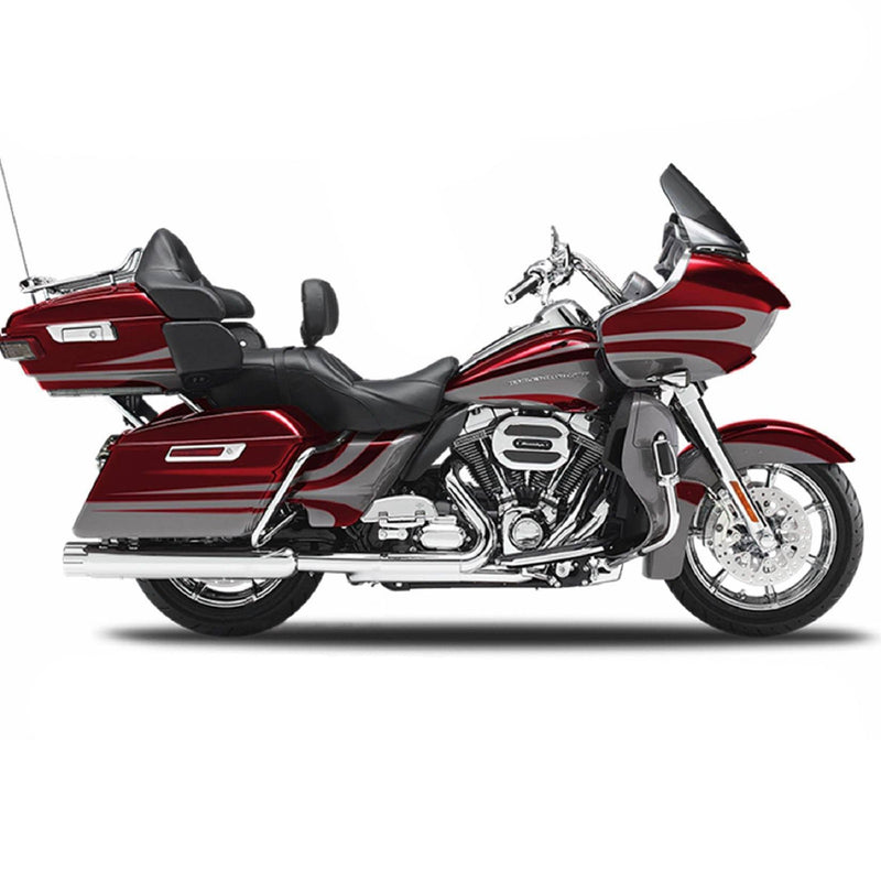 Sharkroad Harley Touring 1995-2016 4.0” Chrome Slip On Mufflers