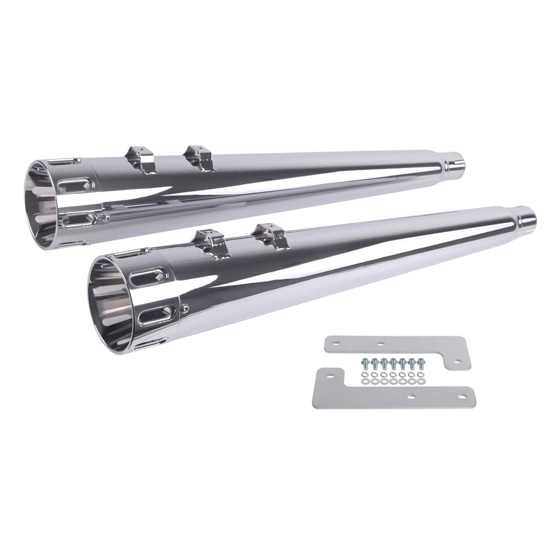 Exhaust Pipes and Mufflers for Yamaha Royal Star Venture and Royal Star Tour Deluxe Models, Deep Rumble Sound 4.4''