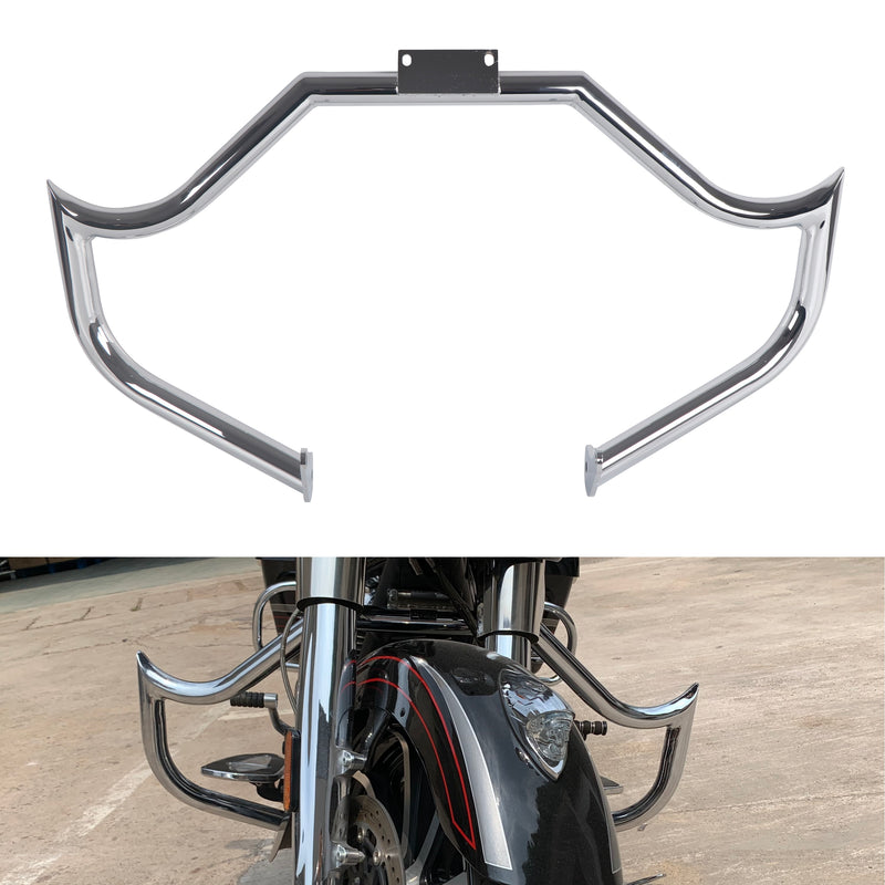 1.5 Inch Big Buddy Chrome Engine Guard for 2014-up Indian Highway Bars Install