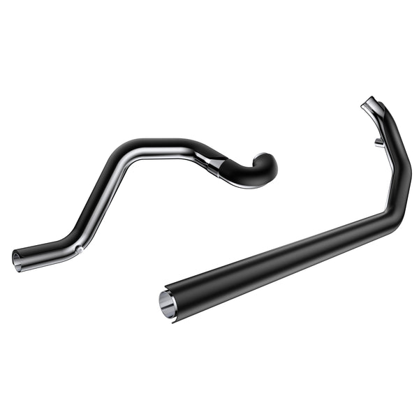 Header of True Dual Exhaust for Harley 1995-2016 Touring, for, Add 8X Horsepower