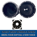 Sharkroad 3.5" Chrome Slip On Mufflers Exhaust for 2018-2024 Softail M8 Black