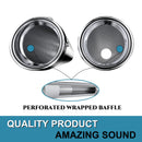 4.4 Inch Pipes Exhaust-for-Yamaha Royal Star Venture and Royal Star Tour Deluxe Models, Shiny Slip On Mufflers for Royal Star Models