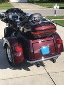 Slip on Mufflers for Harley all Trike Models, 4.0” Exhaust Pipes, Amazing Sound for Harley Davidson 2009-UP