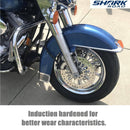 2 Pieces Front Rotors for Harley Davidson Brake System, Two-11.5'' Front Rotor for Harley Touring Sportster Softail Dyna Front Wheel, Vibration Proof Hardened Stainless Steel Brake Rotors HDRT-1003 - SHARKROAD