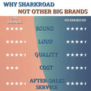 SHARKROAD 2 Into 1 Exhaust Pipes for Harley Touring 1995-2016 Full Exhaust System Upgrading