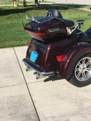 Slip on Mufflers for Harley all Trike Models, 4.0” Exhaust Pipes, Amazing Sound for Harley Davidson 2009-UP