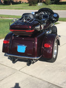 Slip on Mufflers for Harley all Trike Models, 4.0” Exhaust Pipes, Amazing Sound for Harley Davidson 2009-UP