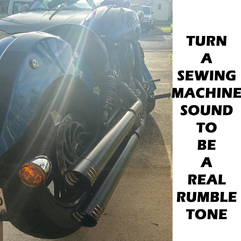 Sharkroad Black 3'' Slip-on Exhaust for 2015-2024 Indian Scout, Scout