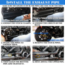 4.0" Slip-On Exhaust Muffler for Indian Scout (2015-2025) – Deep V-Twin Sound | Matte Black | Easy Bolt-On Installation