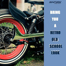 Sharkroad 36" Chrome Fishtail Slip-on Muffler for 2017-UP Harley Touring - Get the Classic Look and Thunderous Sound You Desire!