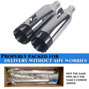 Sharkroad 4.0" Slip-on Chrome Exhaust for Indian Scout 2015-2025 – Deep V-Twin Sound