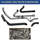 SHARKROAD Black Independent Header True Dual Exhaust for Harley 2017-Up Touring