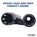 Sharkroad Black 3'' Slip-on Exhaust for 2015-2024 Indian Scout, Scout Bobber, Scout Sixty