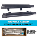 Sharkroad Black 3'' Slip-on Exhaust for 2015-2024 Indian Scout, Scout Bobber, Scout Sixty