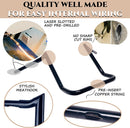 1-1/4" Chrome 10" Bagger Handlebars For Harley Touring and Bagger 1996-UP