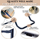 1-1/4" Chrome 10" Bagger Handlebars For Harley Touring and Bagger 1996-UP