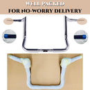 1-1/4" Chrome 10" Bagger Handlebars For Harley Touring and Bagger 1996-UP