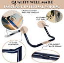 1-1/4" Chrome 10" Bagger Handlebars For Harley Touring and Bagger 1996-UP