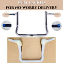 1-1/4" Chrome 10" Bagger Handlebars For Harley Touring and Bagger 1996-UP