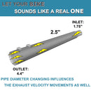 Yamaha Exhaust Pipes and Mufflers for Royal Star Venture and Royal Star Tour Deluxe Models, Deep Rumble Sound