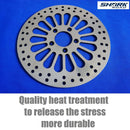 2 Pcs Front 11.8'' Brake Rotors for Harley Davidson Touring 2008-2013 Models, Awesome Performance No Vibration Rust-proof Brakes Rotors for Harley Touring Front Wheel HDRT-1103 - SHARKROAD