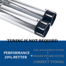 Sharkroad 3.5" Chrome Slip On Mufflers Exhaust for 2018-2024 Softail M8 Black