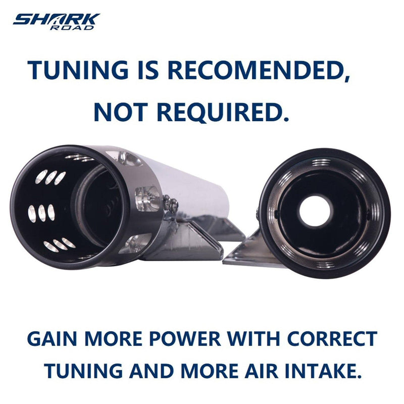 thumbnail image 2 of Motorcycle Exhaust Slip-Ons For Indian Scout - Stainless Steel Muffler Tips For 2015-2025 Models 2 of 13